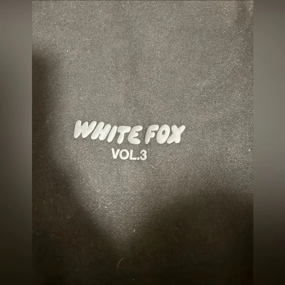 White Fox black hoodie - Picture 2 of 5